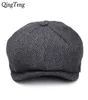 Plus Size Peaky Blinders Men Berets Hat Autumn Vintage Herringbone Octagon Cap Women039S Casual Pumpkin Hat Gatsby Flat Beret 27028255