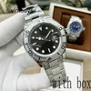 Movement Watch Mechanical Watches Bezel 40mm Sapphire Mirror Black Dial Automatic Women Strap 226659 VGBI