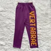 Vertabrae pantalons de survêtement lettre tridimensionnelle multicolore sport hommes femmes pantalons décontractés High Street 3D lettre Hip Hop sport pantalons décontractés Joggers