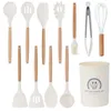 Ensembles d'ustensiles de cuisine Umite Chef Silicone cuisine ensemble d'ustensiles de cuisine 43 pièces spatule antiadhésive résistant à la chaleur cuisine 231213