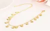 Korean Fashion 18 k Solid fine GF gold Unlimited Charm Multielement Bracelet lengthen Size length Anklet Summer Style Bea8214338