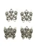 Lot 100pcs papillon antique charmes argentés pendentifs Diy Bijoux Résultats pour bijoux Boucles d'oreilles de collier de bracelet 2125 mm6868237