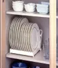 Assiette à vaisselle pliable de cuisine, support de séchage, organisateur, égouttoir, support de rangement en plastique, 3168168