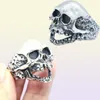 1pc Taglia 715 Uomini Ragazzi 925 Sterling Silver Cool Skull Anello Gioielli Più nuovo S925 Moda Demone Anello teschio19785825271238