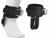 Justerbar 4 Dring Ankle Straps Gym med fotrem Kabelmaskin Fitness Lår Glute Övningar Manschetter Tillbehör Cross Trainer P1640572