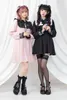 Vestidos casuais indústria pesada diamante arco mulheres japonês rojita doce renda costura bolha manga longa vestido 2023 primavera estudante