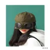Ball Caps 2022 Hats For Women Anti-saliva Wind Sand Dual Use Unisex Hat With Goggle Super Cool Peaked Cap Man Baseball276a