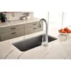 Kökskranar Chrome One-Handtag High Arc Pulldown-kran med Power Modern Sink With Pull Down Sprayer