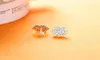 Wholesale- CZ Diamond Stud Earrings for 925 Sterling Silver Jewelry with Original Box Elegant Temperament Stud Earrings9993334