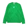 Designer kurtka bottegassvenetas czyszczenie 7a Dongchao zielone smażone ciasto skręt zagęszczony sweter dla mężczyzn kobiety luźne swetatwvt