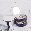 Neue Schmuck Box Einfache Kleine Schmuck Lagerung Box Ohrringe Ring Halskette Lagerung Fall Reise Kosmetik Schönheit Organizer Container Y236y