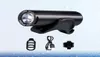 Cykelbelysning svart 350 lumen vattentät USB -laddningsbar MTB Front Light XPG LED -strålkastar Tillbehör2143210