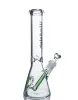 Beaker base Dab Rigs Hookahs Glass Bongs Smoke Water Pipes Dowsntem Perc Chicha Da Rigs Bubbler With 14mm Bowl ZZ