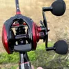 Flyfiskerullar2 Baitcasting Reel 15 kg kolfiber Max Drag 8 1 Lager 6.4 1 växelförhållande Baitcaster -rullar Magnetbromssystem 231212