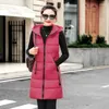 Women's Trench Coats Nice Autumn Winter Fashion Jackets Mid-length Loose Thicken Warm Female Vest Comfortable Sleeveless Ladies Top