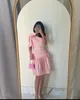 Urban Sexy Dresses Pink Satin Short Prom One Shoulder Bow Formal Occasion Saudi Arabia Women's Evening Dress 231213