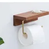 Toilet Paper Holders Wooden Tissue Holder Roll Paper Holder Towel Storage Container Home Wall Mounted Tissue Boxes Toilet Paper Rack Bathroom Shelves 231212