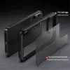 12 För iPhone 11 13 Pro Max -fall Kolfiberstextur Transparent akrylskydd XR X XS 7 8 Plus Luxury stockproof Armor stötfångare