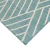 Carpets 7' X 10' Turquoise Diamond Outdoor Rug