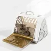 Borsa per trasportini per gatti Comoda borsa pieghevole per animali domestici Ampio spazio Multi-traspirante