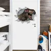 Mode Katzen Toilette Aufkleber Kreative Tiere 3D Wandaufkleber Schöne Badezimmer Dekoration Kunst Pvc Vinyl Wandtattoos Wasserdicht