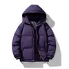 Mens Down Parkas Winter Parkas Mens Cotton Padded Jacket Mens Uppblåsbar jacka utomhus huva jacka avslappnad vindtät jacka tjock varm jacka Mensjacka 231213