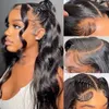 Synthetic Wigs Body Wave Lace Front Wig 13x4 13x6 30 32 34 36 38 Inch 4x4 Lace Closure Wig Gluless Transparent Human Hair Lace Frontal Wig Sale 231211