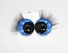 Doll Accessories 10pairs masckaszem fit 9mm to 30mm eyes clear black eyelash tray with eyelash for diy doll toy handcraft 231213