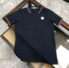 Diseñador Polos Camisas Hombres de lujo MOK Polos Casual para hombre Camiseta Serpiente Abeja Impresión de letras Bordado Moda High Street Man Tee M-3XL
