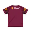 Maillot de Rugby pour enfants, t-shirt des Maroons du Queensland, pour garçons et filles, à domicile, en plein air, 2023, 2024