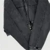 Hoodies dos homens moletom retro inverno mulheres oversize super curto zíper feminino grosso velo casaco com capuz 355gsm 231213