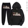 Trapstar Hoodie Full Tracksuit Tech Trapstar Track Pakken Hoodie Europe AMERIKAANS Basketball voetbal Rugby Tweedelige met Women S Long Macai Qing