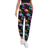 Pantalon femme coloré flamant imprimé Jogger dames Animal Art maison pantalons de survêtement motif de printemps Streetwear grande taille pantalon idée cadeau