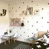 234pcs Colorful Triangles Wall Stickers for Kids Room Nordic Creative Style Wall Art Opaque Pvc Vinyl Bathroom Decoration