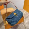 Designer denim Handtassen Portemonnees Grote Capaciteit Boodschappentas Vrouwen Bakken Reizen Nieuwe Mode Schoudertassen Crossbody canvas sac2546