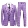 Erkekler Suits Blazers 2023 Highend Suit Yelek Pantolonları Düğün Ziyafet Seti S5XL Elbise Üçlü Akıllı Günlük Dört Seasons 231212