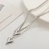 Pendant Necklaces Hanging Ornament Accessories Love-Heart Shape Jewelries With Gold Steel Color For Evening Gowns Suspenders T-shirt Dress