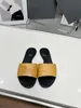 Women designer slipper slides sandal summer sandals shoes men brand beach slides casual woman outside slippers sliders beach leather Best 1207