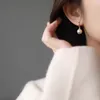 Stud Anenjer simulerade pärlskivklipp på örhänge för kvinnor tjej falsk piercing guldfärg öron smycken manschett grossist 231212