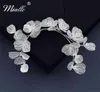 Miallo, diadema nupcial para boda, accesorios para el cabello con perlas y flores para mujer, joyería para fiesta, tocado para novia, regalo de dama de honor 2107075074961