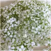 Dekoracyjne kwiaty wieńce gipsophila jedwabny oddech dla dzieci sztuczne fałszywe kwiaty roślina domowa dekoracja weselna