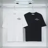 メンズデザイナーTシャツファッションTシャツメンデザイナーシャツラグジュアリートップレディースTシャツクルー首短袖コットン通気文字TシャツS 3XLホワイトブラック88