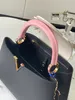 10a toppkvalitetsdesigners kvinnor handväska capucines axelväska tote kvinnor lyxiga läder koppling påse crossbody väska