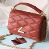 5A Designer Bag Luxury Purse Brand Shoulder Bags Leather Handbag Woman Crossbody Messager Cosmetic Purses Wallet by brand w467 006