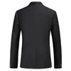 Abiti da uomo Blazer 2023 Business Fashion Alta qualità Gentleman Nero Completo da 2 pezzi Cappotto Giacca Pantaloni Pantaloni classici 231212