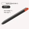 Apple iPad Dokunmatik Kapasitör Kalem Renk Kontrast Kalem Kılıfı Silikon