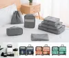 Män resespåsar Set Waterproof Packing Cube Portable Clothing Sorting Organizer Women Travel Bags Hand Bagage Accessory Product9759851