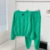 Mulheres casuais fatos de treino fshion clássico carta hoodie pant conjunto de duas peças senhoras designer ao ar livre agasalho m l xl