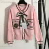 Fall CC Designer Women Channel Sweater Jacket virkning Mujer Wool Cardigan Hoodie Pearl Badge 911 CCH Märke Långärmrocktröjor Casual Kvinna