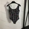 Imprimir para mujer de una pieza de diseñador traje de baño de playa de verano traje de baño para niñas Bikini sexy